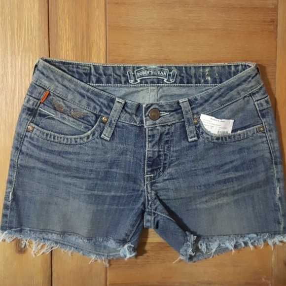 Robin's Jean Pants - Robin's Jean distressed denim shorts NWOT